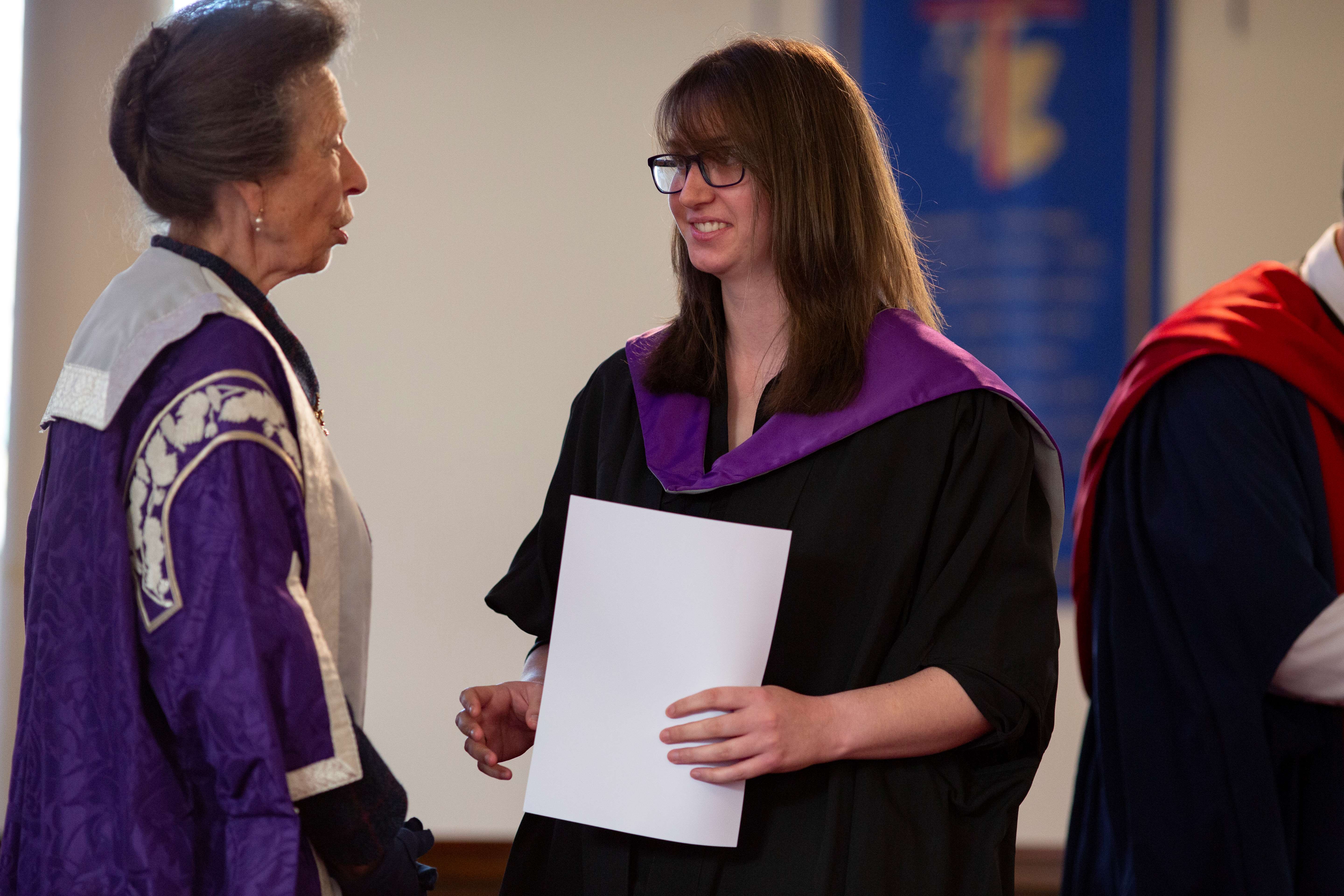 The Princess Royal congratulates success and achievements at UHI celebration event in the North Highlands 