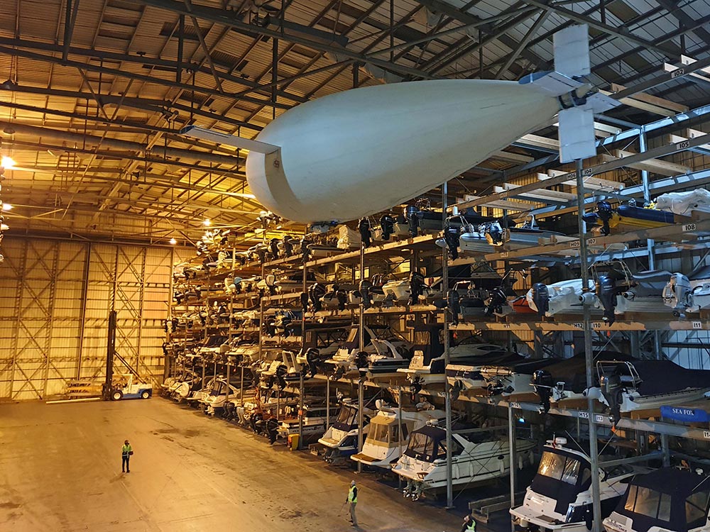 A group of experts led by Professor Andrew Rae successfully flew the first ever large-scale aircraft powered by variable-buoyancy propulsion.