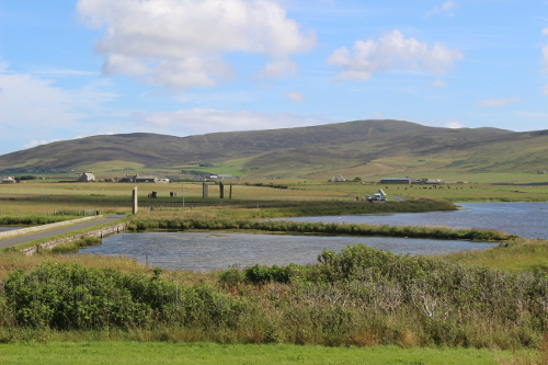 Landscape, water and hills