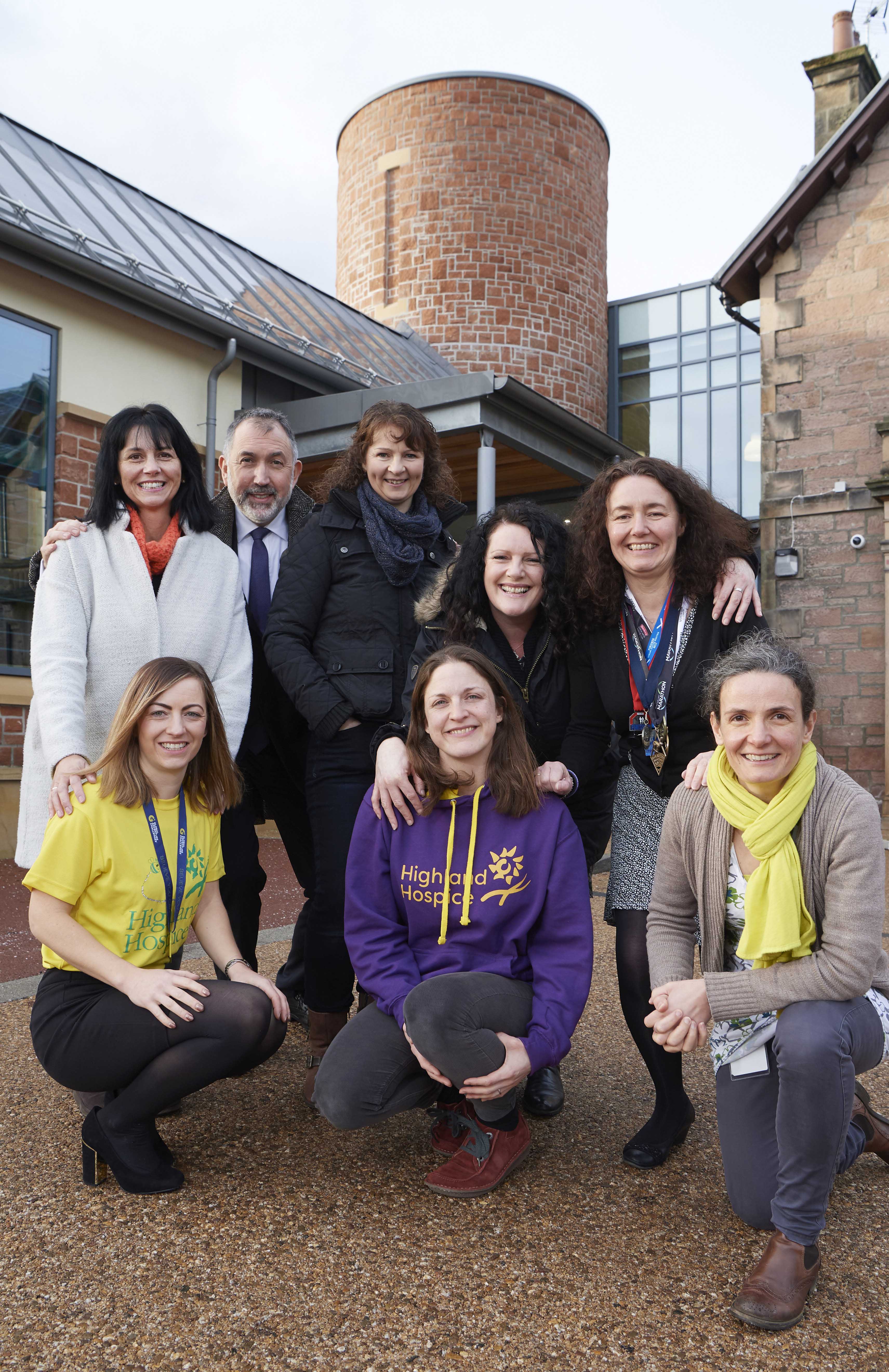 University staff raise over £6000 for Highland Hospice